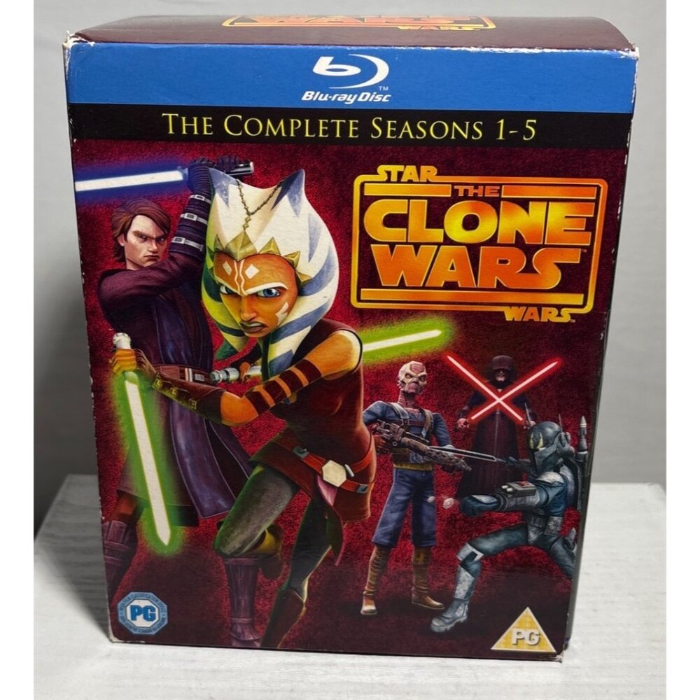 Star Wars: The Clone Wars The Complete Seasons 1-5 Blu-Ray Box Set